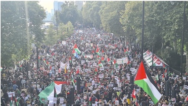 October Palestine demo